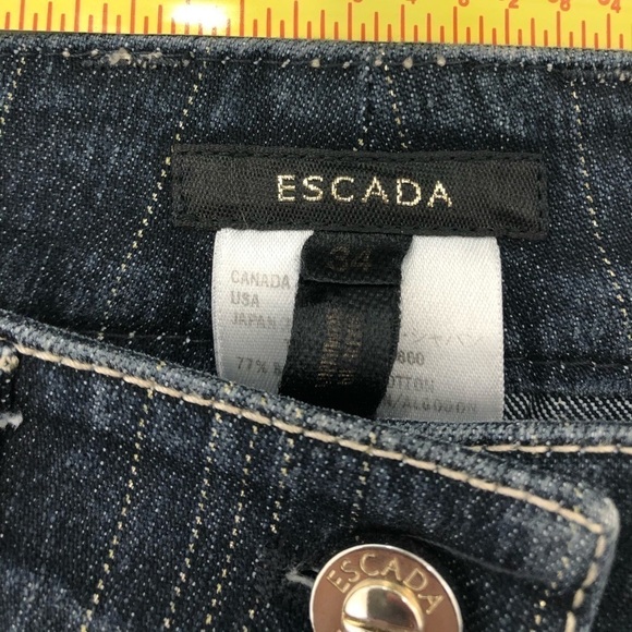 ESCADA gold thread stripe jeans - Picture 11 of 15